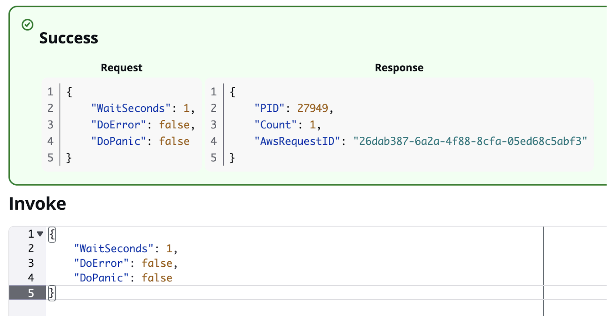 Sync Invoke Page